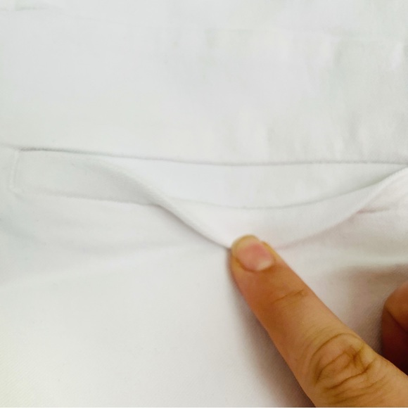 Camber & Grace White Fitted Stretchy Ankle Cut Pants Office Business Size Small - Picture 11 of 13